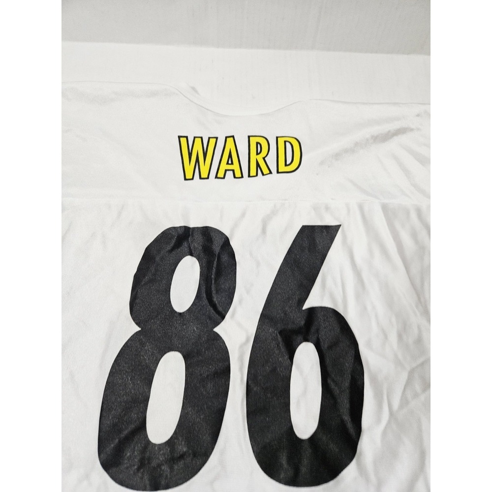 Size XL - Men's Team Apparel Pittsburgh Steelers NFL Jersey # 86 Heinz Ward - Picture 5 of 7